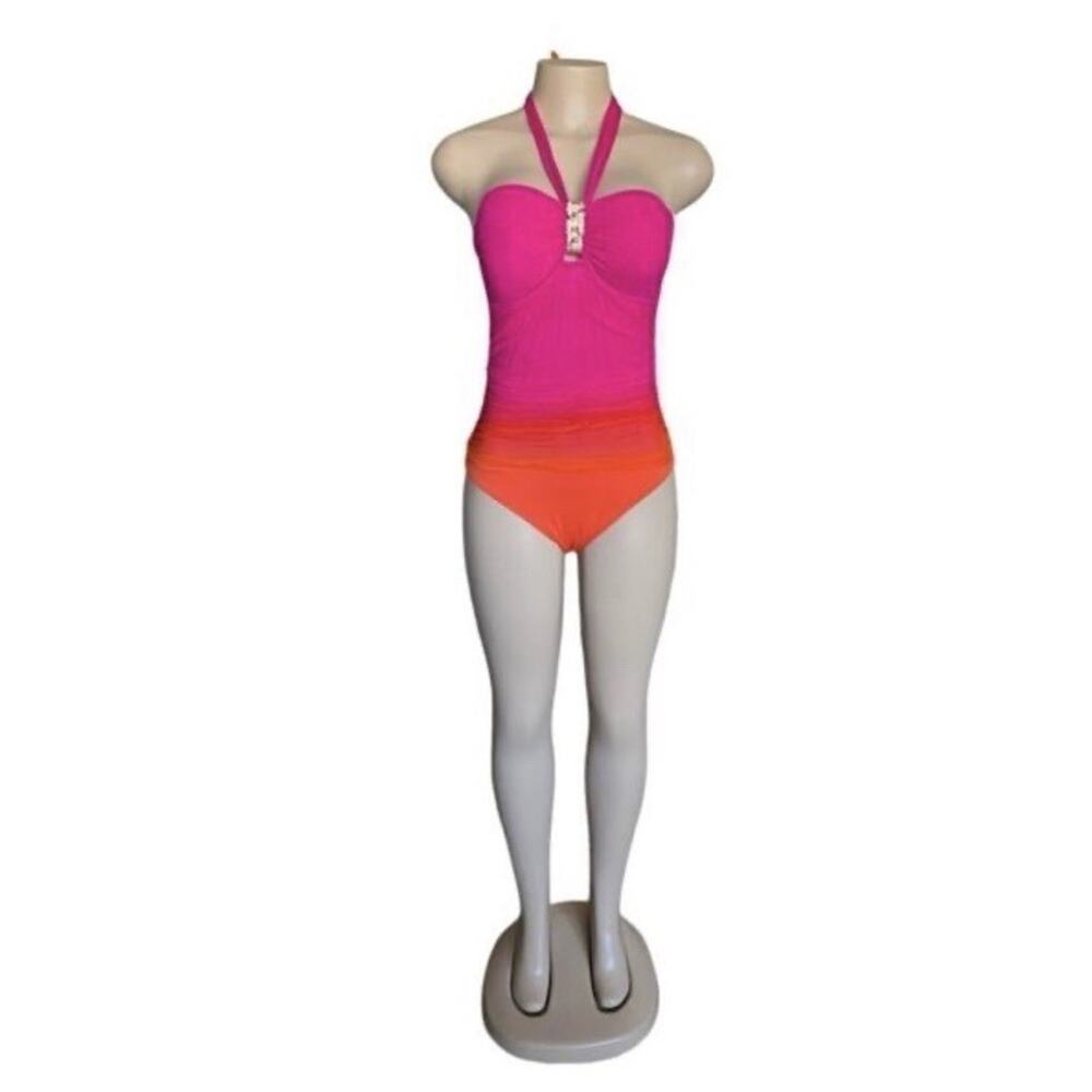 LAUREN Ralph Lauren One-piece Ombre Seim Suite 12